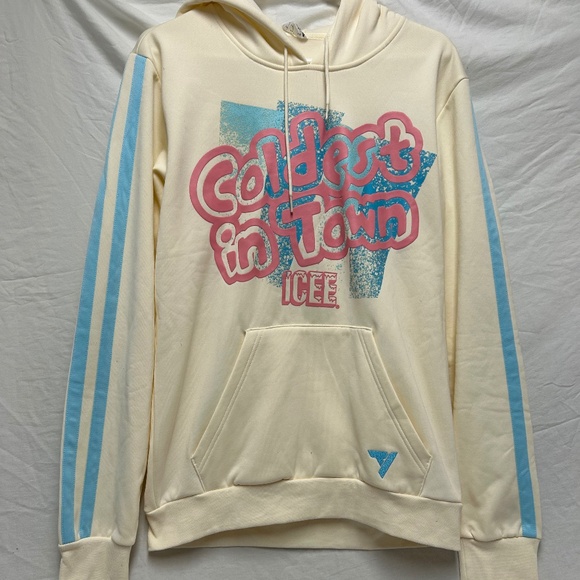 New Cream Adidas Hoodie With Decal - Picture 1 of 6